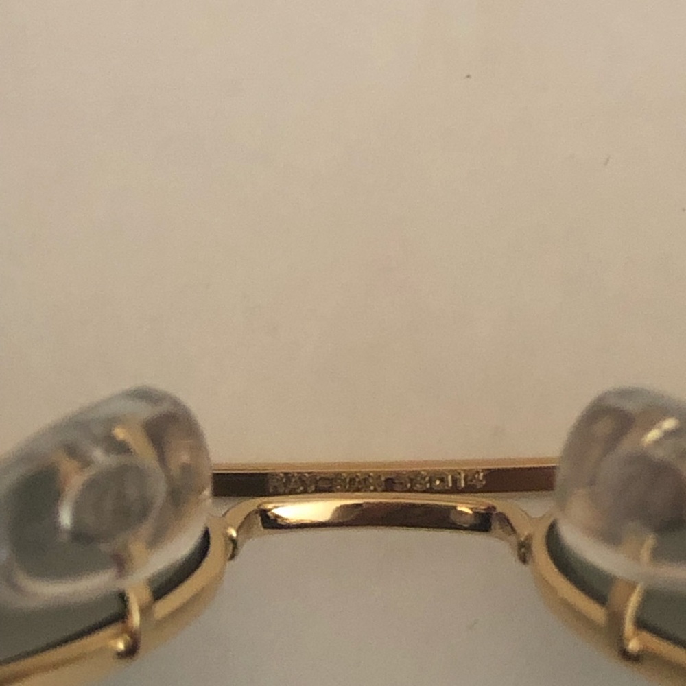 BRAND NEW 100% AUTHENTIC RAY BAN AVIATORS- 58mm - Picture 4 of 6